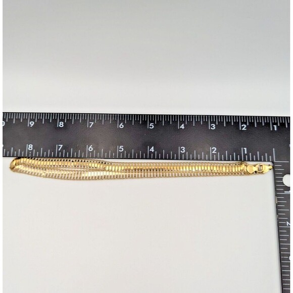 JCM Sterling Silver 925 Vermeil Wispy Liquid Lightweight Chain Necklace 20" - Picture 11 of 12